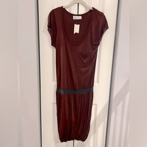 Alc Elegant Burgundy Dress